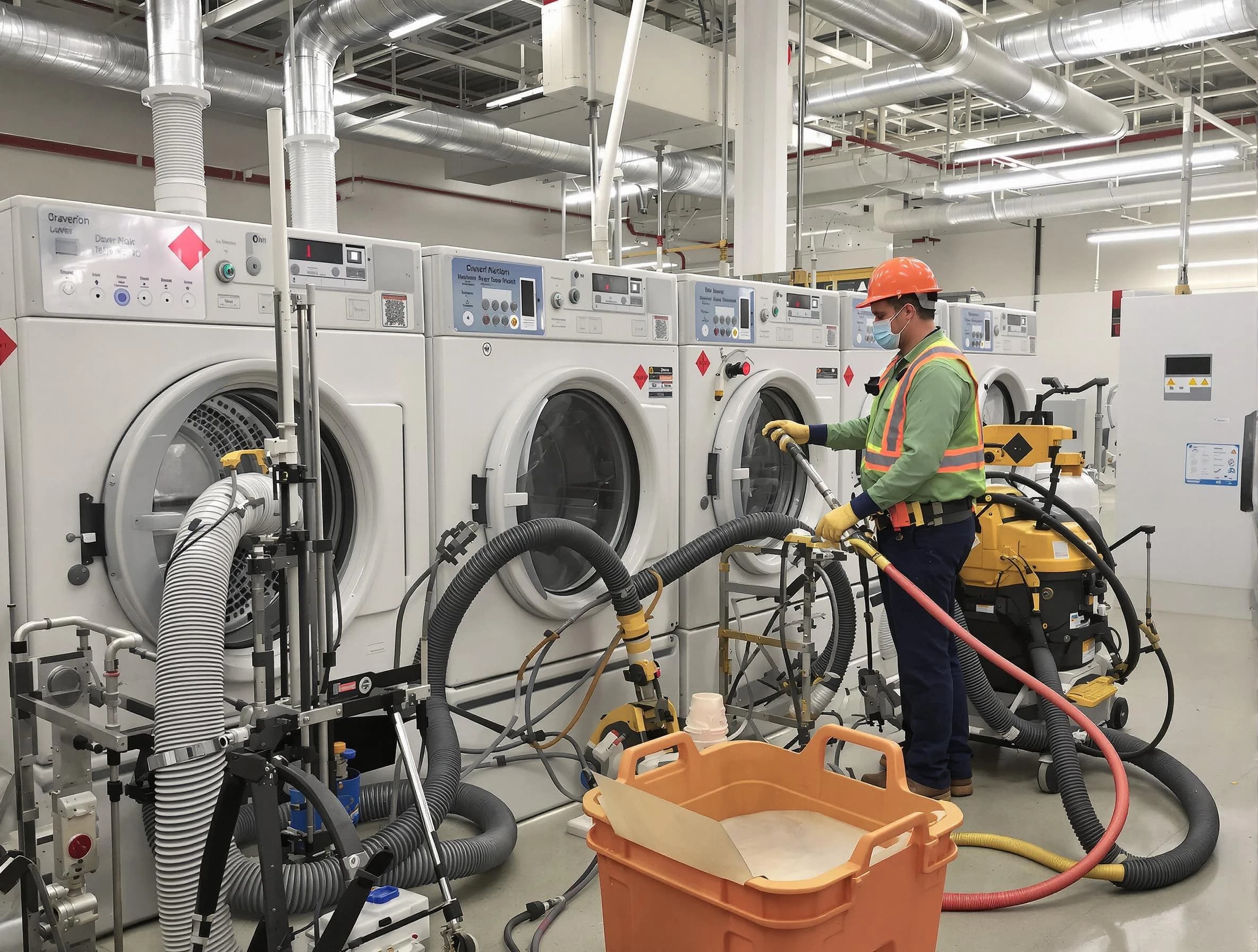 Commercial-grade dryer vent cleaning by Mustang Dryer Vent Cleaning in Mustang