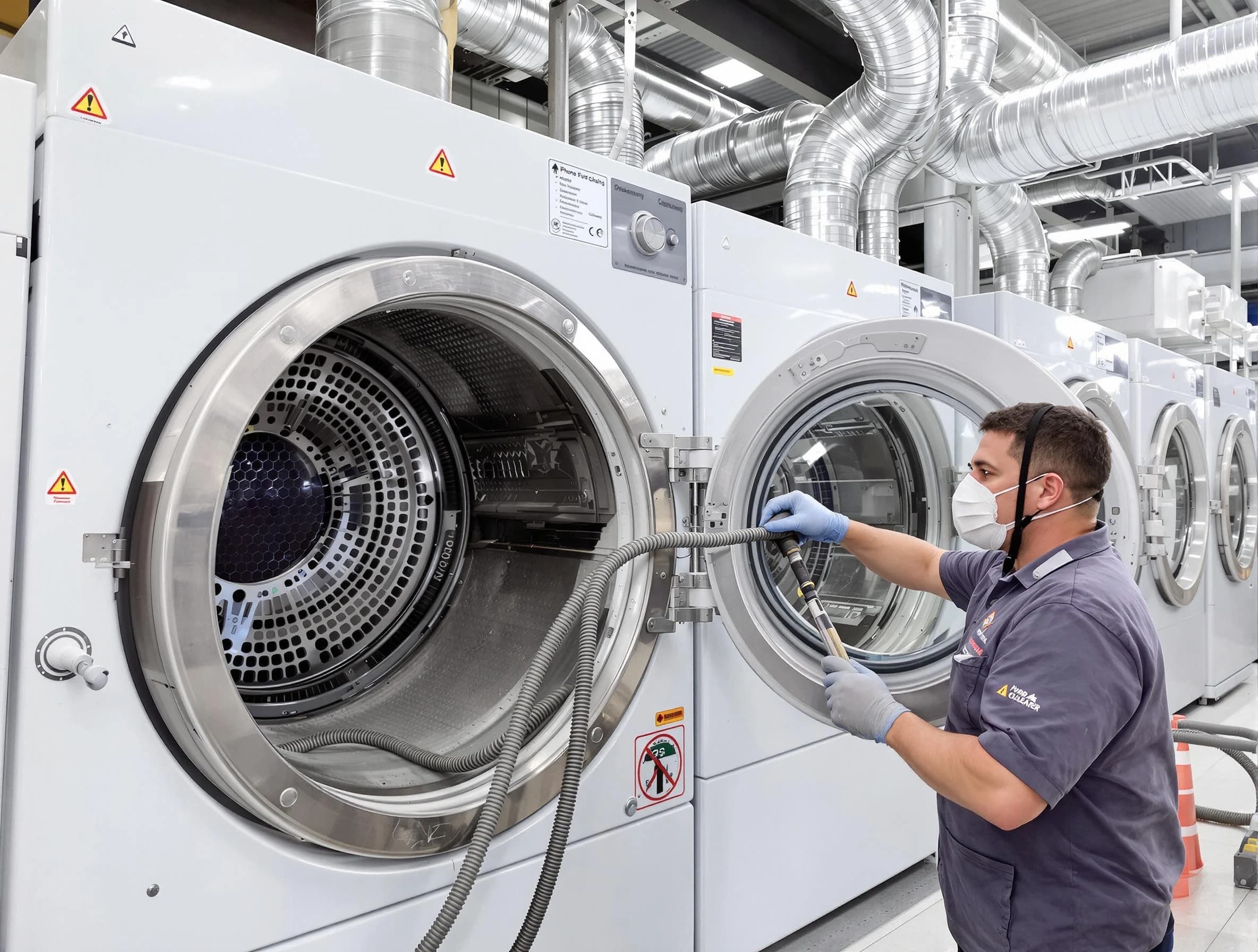 Industrial-grade dryer vent cleaning by Mustang Dryer Vent Cleaning in Mustang