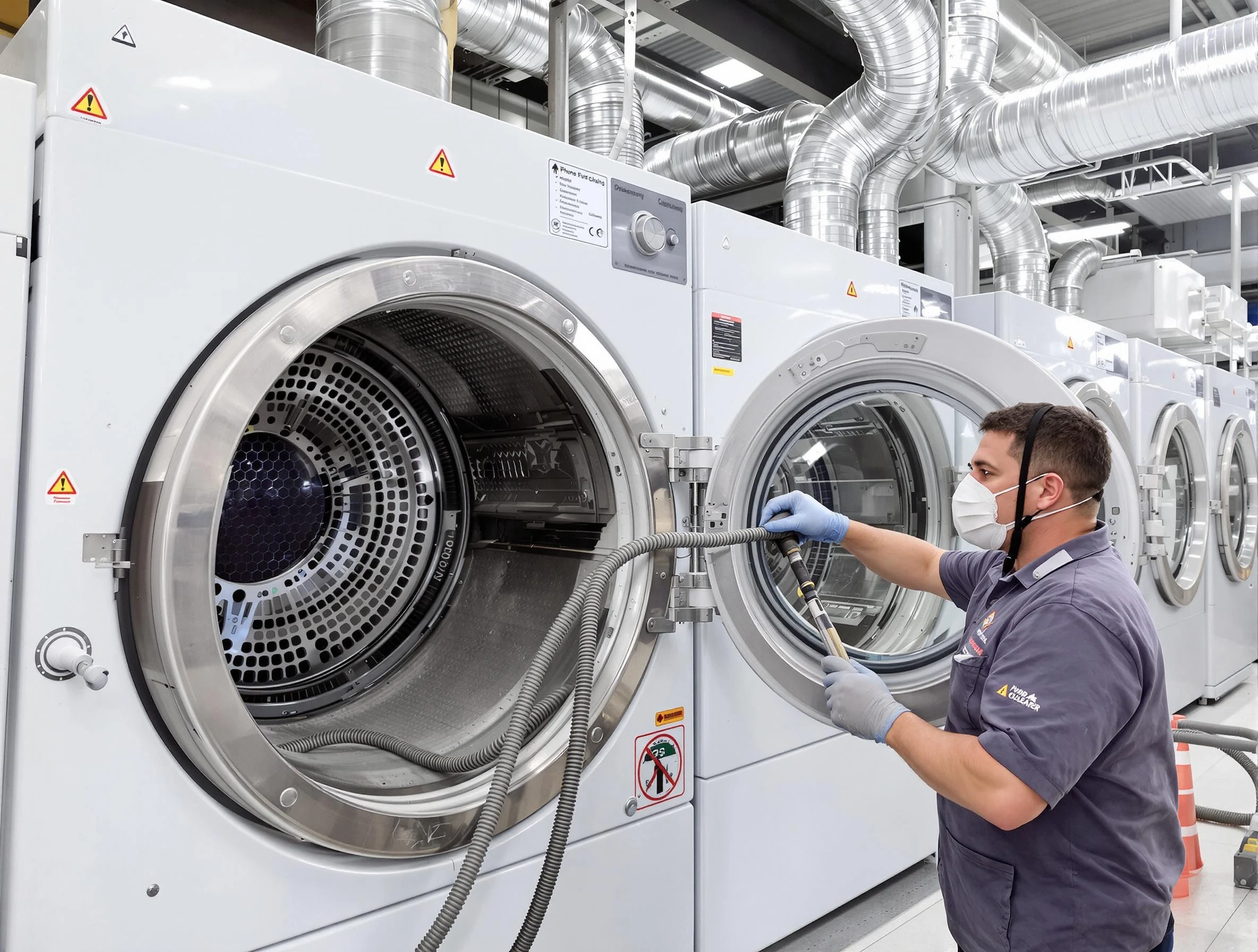 Industrial-grade dryer vent cleaning by Mustang Dryer Vent Cleaning in Mustang